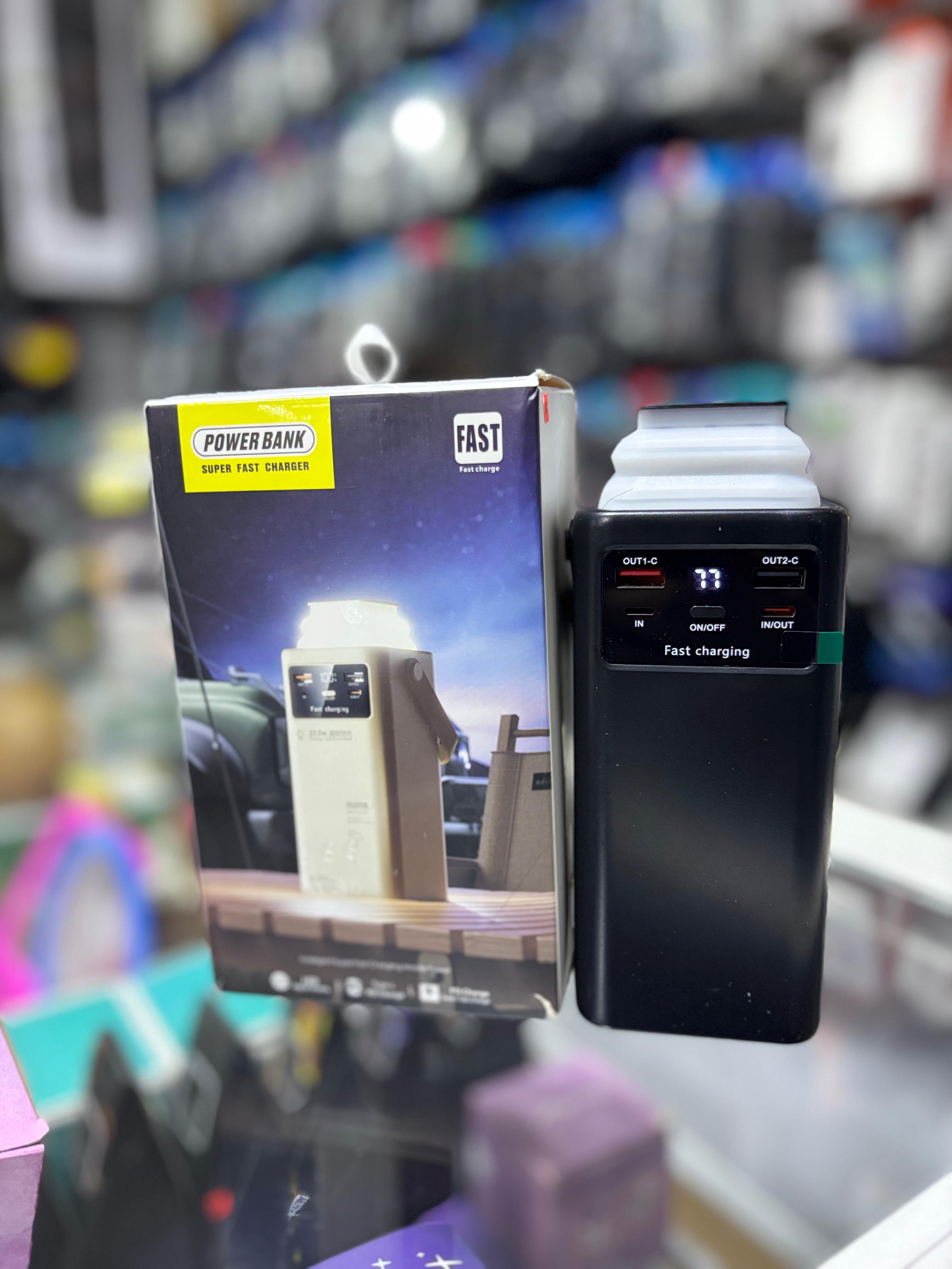 YM1029 POWER BANk linterna 100.000mAh SUPER FAST CHARGER